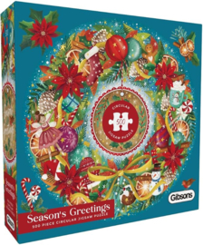 Gibsons 3707 - Season's Greetings - 500 stukjes