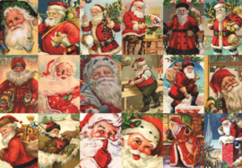 Jumbo - Vintage Santa's - 2000 stukjes  OP=OP