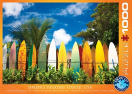 Eurographics 0550 - Surfer's Paradijs Hawaii - 1000 stukjes