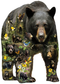 SunsOut 96033 - Forest Bear - 1000 stukjes  Vormpuzzel