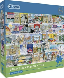Gibsons 3564 - Bright Lights  & Big Cities - 500XL stukjes