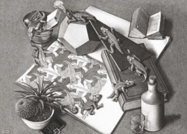 Puzzelman M.C. Escher - Reptielen - 1000 stukjes