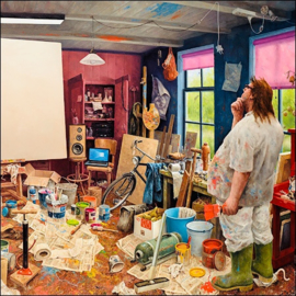 Art Revisited Marius van Dokkum - Wachten op Inspiratie - 1000 stukjes