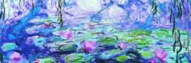 Eurographics - Claude Monet - Waterlilies - 1000 stukjes  Panorama