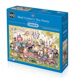 Gibsons 6259 - Mad Catter's Tea Party - 1000 stukjes  OP=OP