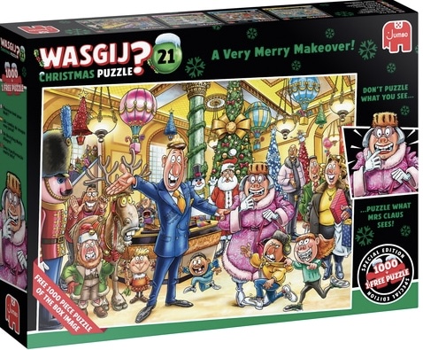Wasgij Christmas 21 - Een Feestelijke Make-Over! 2x1000 stukjes