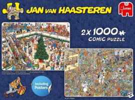 Jan van Haasteren - Holiday Shopping - 2x1000 stukjes  OP=OP