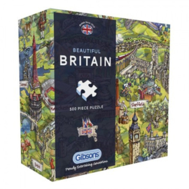 gibsons 3430 - Beautiful Britain - 500 stukjes  Giftbox