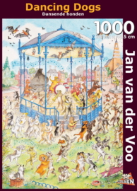 Puzzelman Jan van der Voo - Dansende Honden - 1000 stukjes