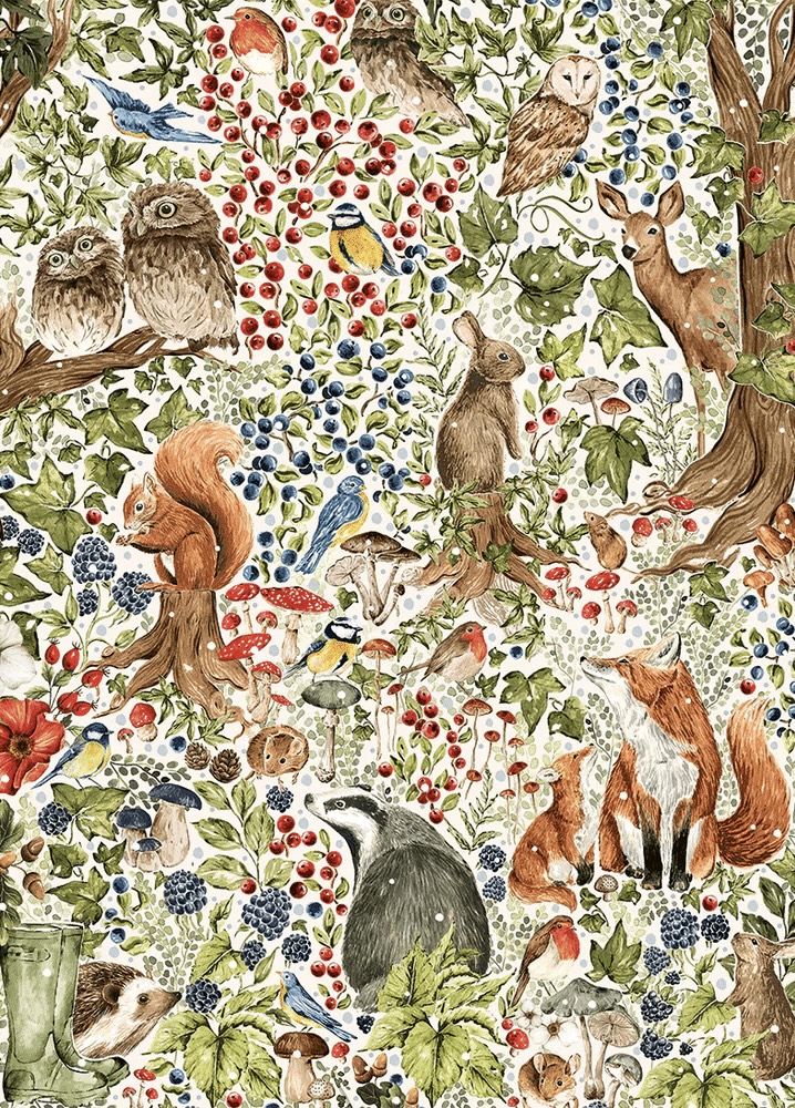 Gibsons 7217 - Woodland Wildlife - 1000 stukjes