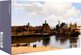 Puzzelman Johannes Vermeer - Gezicht op Delft - 1000 stukjes