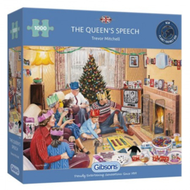 Gibsons 6307 - The Queen's Speech - 1000 stukjes