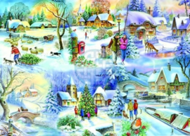 House of Puzzles - Snowy Afternoon - 500XL stukjes