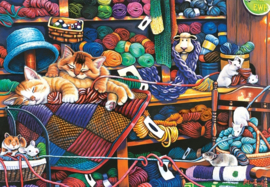 Master Pieces - Knitting Kittens - 1000XL stukjes