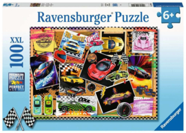 Ravensburger - Prikbord met Race Auto's - 100XXL stukjes