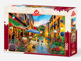 Art Puzzle 5475 - Biking Through Italy - 2000 stukjes