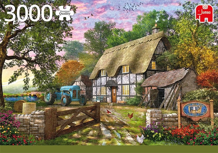 Oswald knop Sport Jumbo - The Farmer's Cottage - 3000 stukjes | Jumbo - Legpuzzels |  popshopcorry