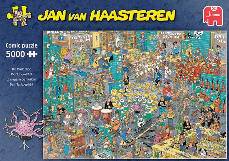 Jan van Haasteren - De Muziekwinkel - 5000 stukjes