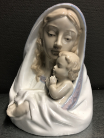 Heiligenbeeld Maria met Kind, Porselein, 20 cm, LLadro stijl (0)