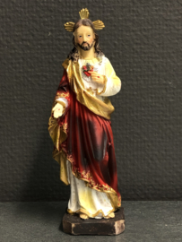 Heiligenbeeld Jezus Heilig hart, 15 cm, resin (2)