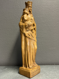 Heiligenbeeld Maria O.L.V Ter Eecken, gips,  32 cm (7)