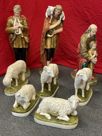 Kerstgroep Italiaans, jaren 60, circa 68 cm hoog