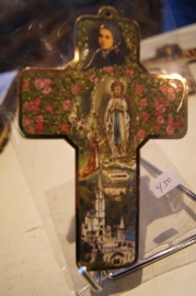 Kruisje Lourdes 13 x 8 cm (8)