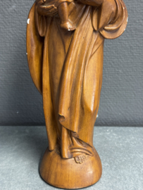 Beeld Sint-Jozef met Kind Jezus – Atelier A. Dolfen, Gips, ca. midden 20e eeuw