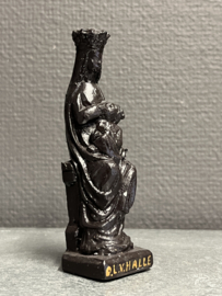 Heiligenbeeld Maria O.L.V van Halle, Zwarte Madonna, 11 cm, gips (10)