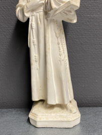 Antonius van Padua 30 cm, gips (5) (beschadigt)