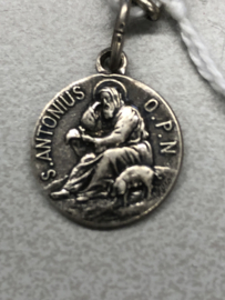 Devotiemedaille Antonius Abt met varken, 1.5 cm