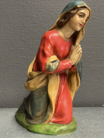 Heiligenbeeld Maria Knielend,  20 cm, verzwaard gips,  (5)