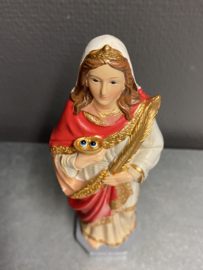 Heiligenbeeld Lucia van Syracuse 19 cm, resin (2)