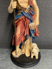 Heiligenbeeld Johannes de doper, resin, 16cm (2)