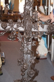 Gietijzer graf kruis met Maria 139 x 75 cm