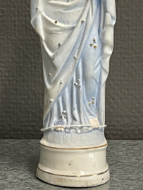 Heiligenbeeld Jezus Heilig Hart 20 cm, Vieux Bruxelles 1900 (1)