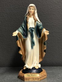 Heiligenbeeld Maria Miraculeus, 22 cm, resin (2)