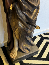 Sebastiaan, terracotta, 90 cm, 19e eeuw