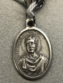 Devotiemedaille Genesius van Rome (Toneelspeler), 2 cm