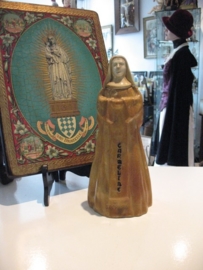 Carmelites in flesvorm, aardewerk, 28 cm (1)