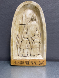Heilige Amandina beelden en plaquettes