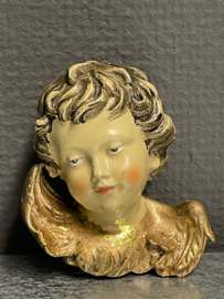 Engel kopje, Putto, kunststof, 8 x 7 cm (10)