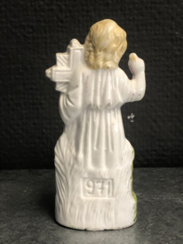 Heiligenbeeld kindje Jezus biscuit, 1880, 12cm (5)