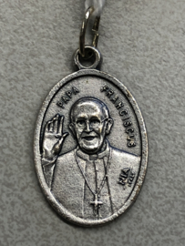 Devotiemedaille Paus Franciscus, 2 cm