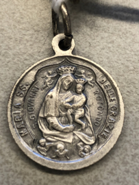 Devotiemedaille Pater Pio van Pietrelcina, 2 cm