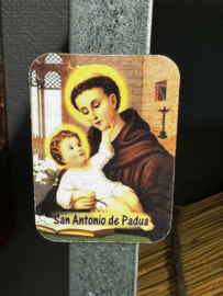 Koelkastmagneet  heilige Antonius van Padua 6.5x4.5 CM