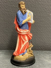 Heiligenbeeld Lucas, resin, 13cm (2)