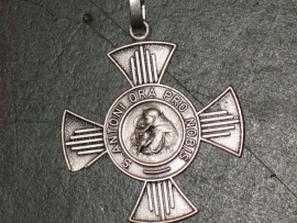 Devotie medaille Antonius kruis medaille 3.5 cm
