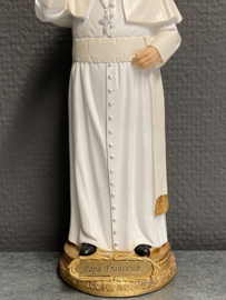 Beeld Paus Franciscus, 20 cm hoog, resin,(3)