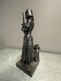Beeld Heilige Jeanne D`Arc, resin, 21 cm hoog (5)